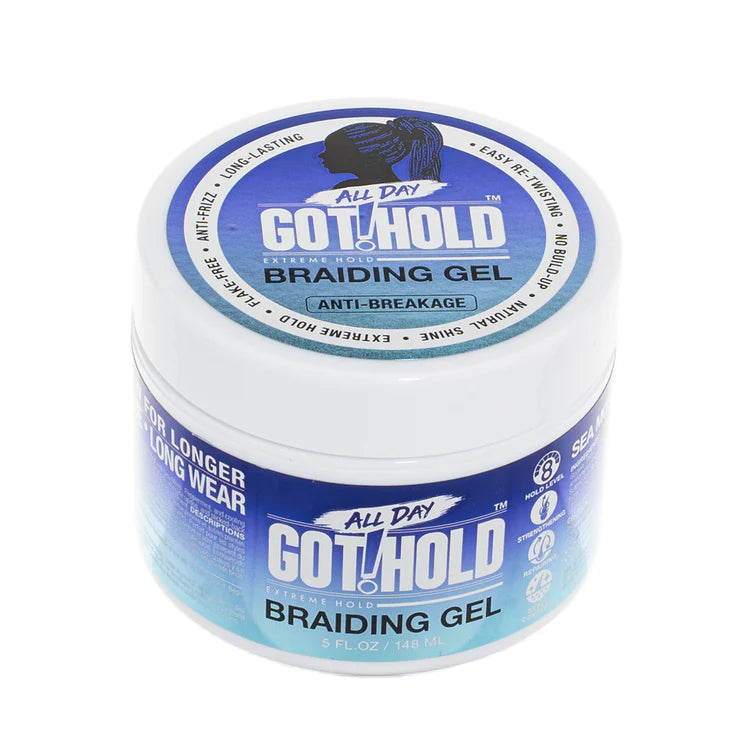 All Day Got Hold Extreme Hold Braiding Gel – Anti-Breakage (5 oz)