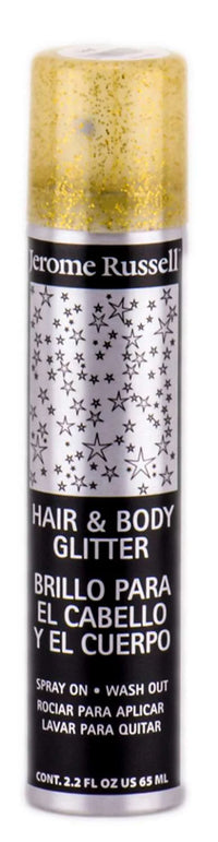 Jerome Russell Hair & Body Glitter Spray – Gold – 2.2 oz - ANNS BEAUTY SUPPLY