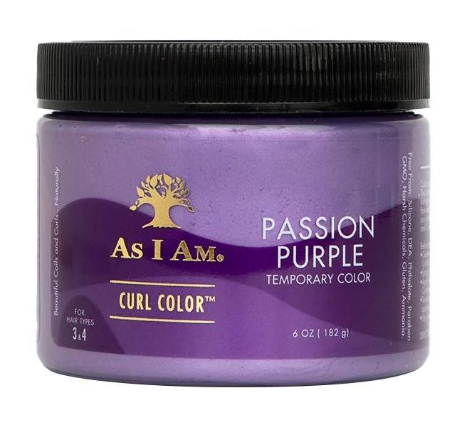 As I Am Curl Color Passion Purple Temporary Color 6 oz - ANNS BEAUTY SUPPLY