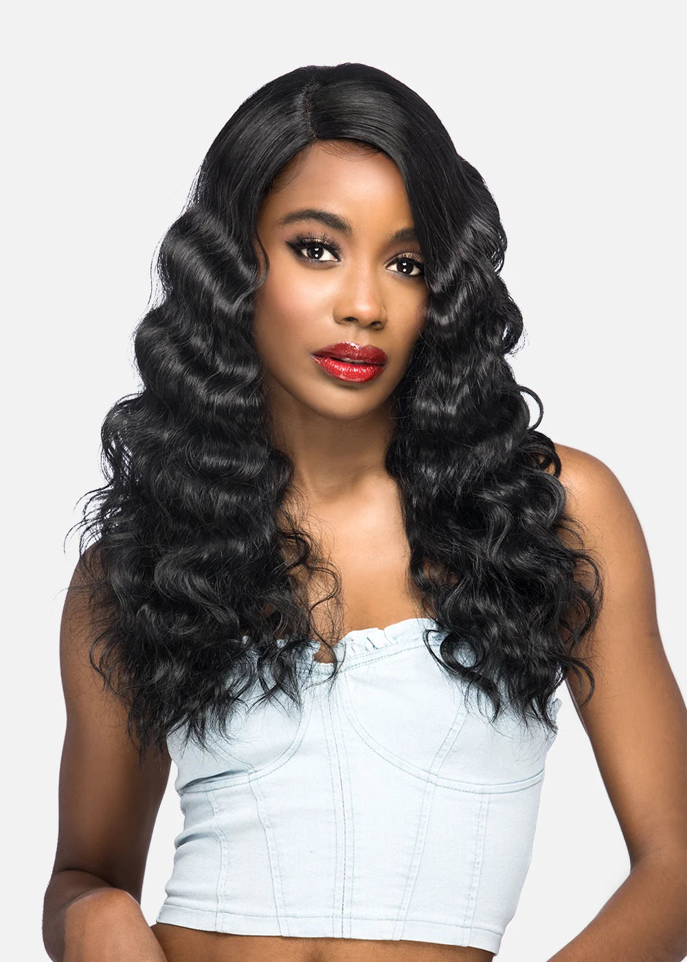 Vivica A. Fox Alessia Synthetic Lace Front Wig_1B
