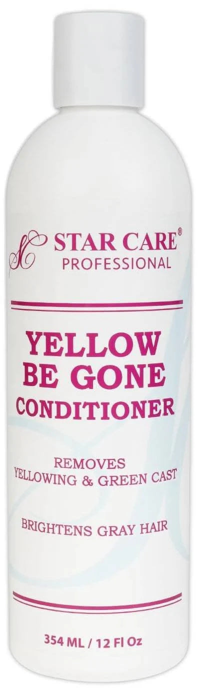 Star Care Professional Yellow Be Gone Conditioner 12 oz – Brightens Gray Hair