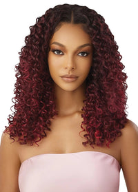 Outre Airtied Human Hair Blend Vanish HD+ Lace Front Wig HHB-Dominican Curly 22