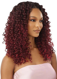 Outre Airtied Human Hair Blend Vanish HD+ Lace Front Wig HHB-Dominican Curly 22