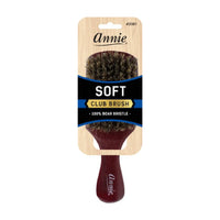 Annie Soft Club Brush 100 Percent Boar Bristle 2081