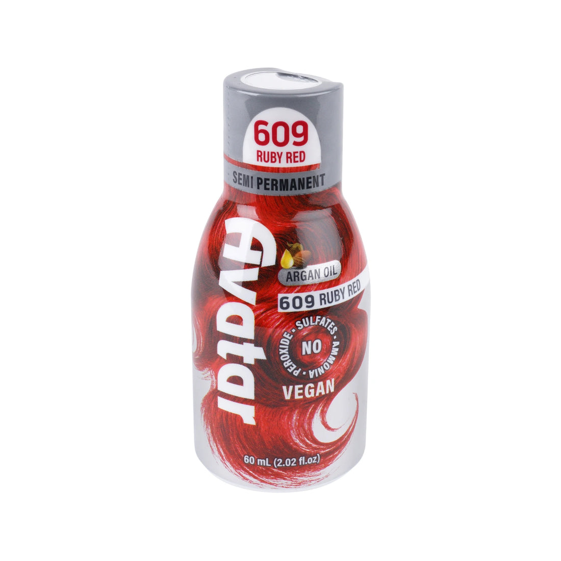 Argan Oil Semi Permanent Hair Dye 609 Ruby Red – 2.02 oz