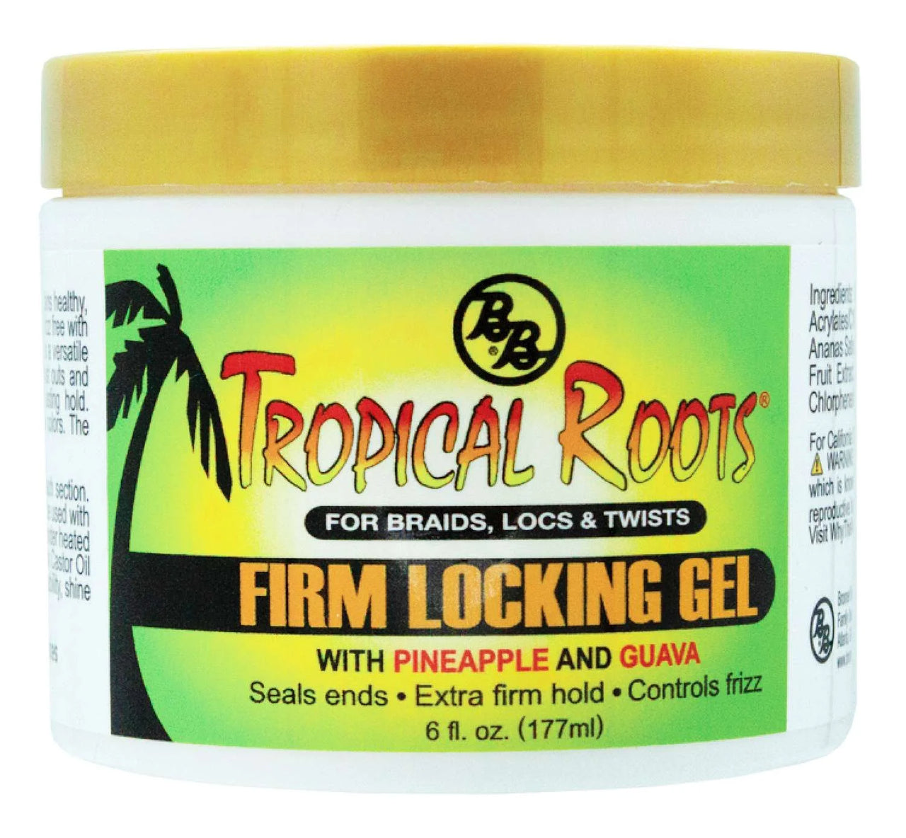 Tropical Roots Firm Locking Gel with Pineapple & Guava – 6 oz - ANNS BEAUTY SUPPLY