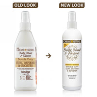 Creme of Nature Butter Blend & Flaxseed Double Duty Curl Definer & Booster 11.5 Fl. Oz.