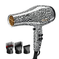 RED by Kiss Designer Series 3200 Carbon Fiber Blow Dryer - Cheetah Print