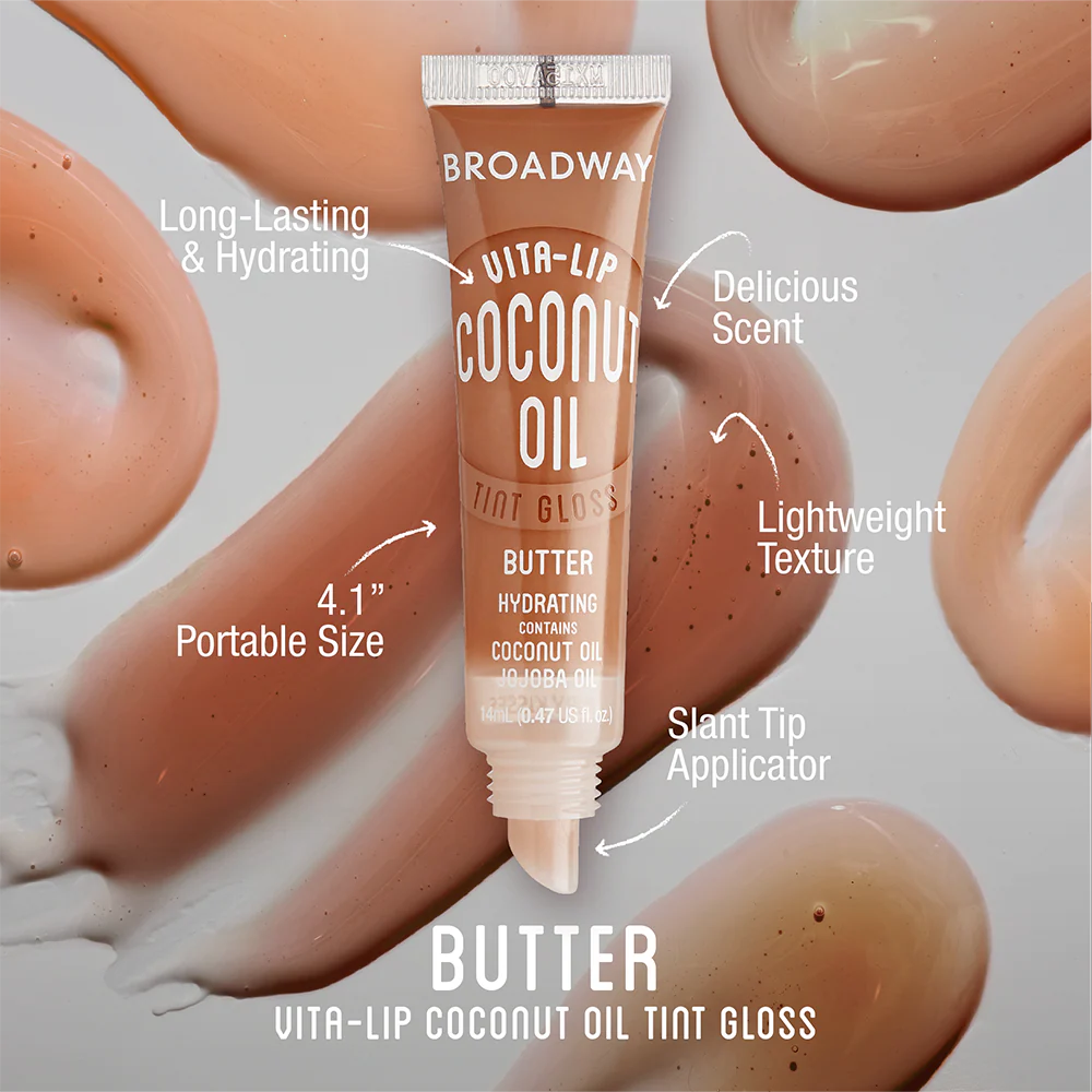 Broadway Vita-Lip Coconut Oil Tint Gloss – Butter