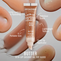 Broadway Vita-Lip Coconut Oil Tint Gloss – Butter