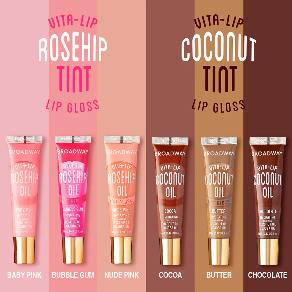 Broadway Vita-Lip Coconut Oil Tint Gloss – Butter