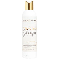 Bask and Lather Strengthen Shampoo Sulfate Free Deep Cleansing Shampoo 8 oz - ANNS BEAUTY SUPPLY