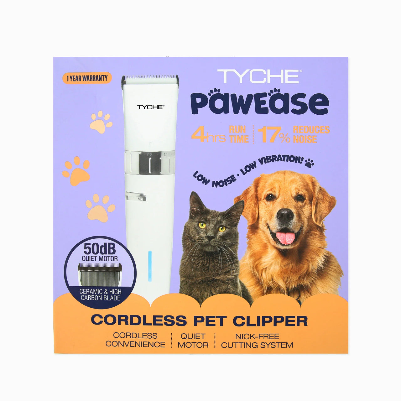 Tyché PawEase Cordless Pet Clipper - ANNS BEAUTY SUPPLY