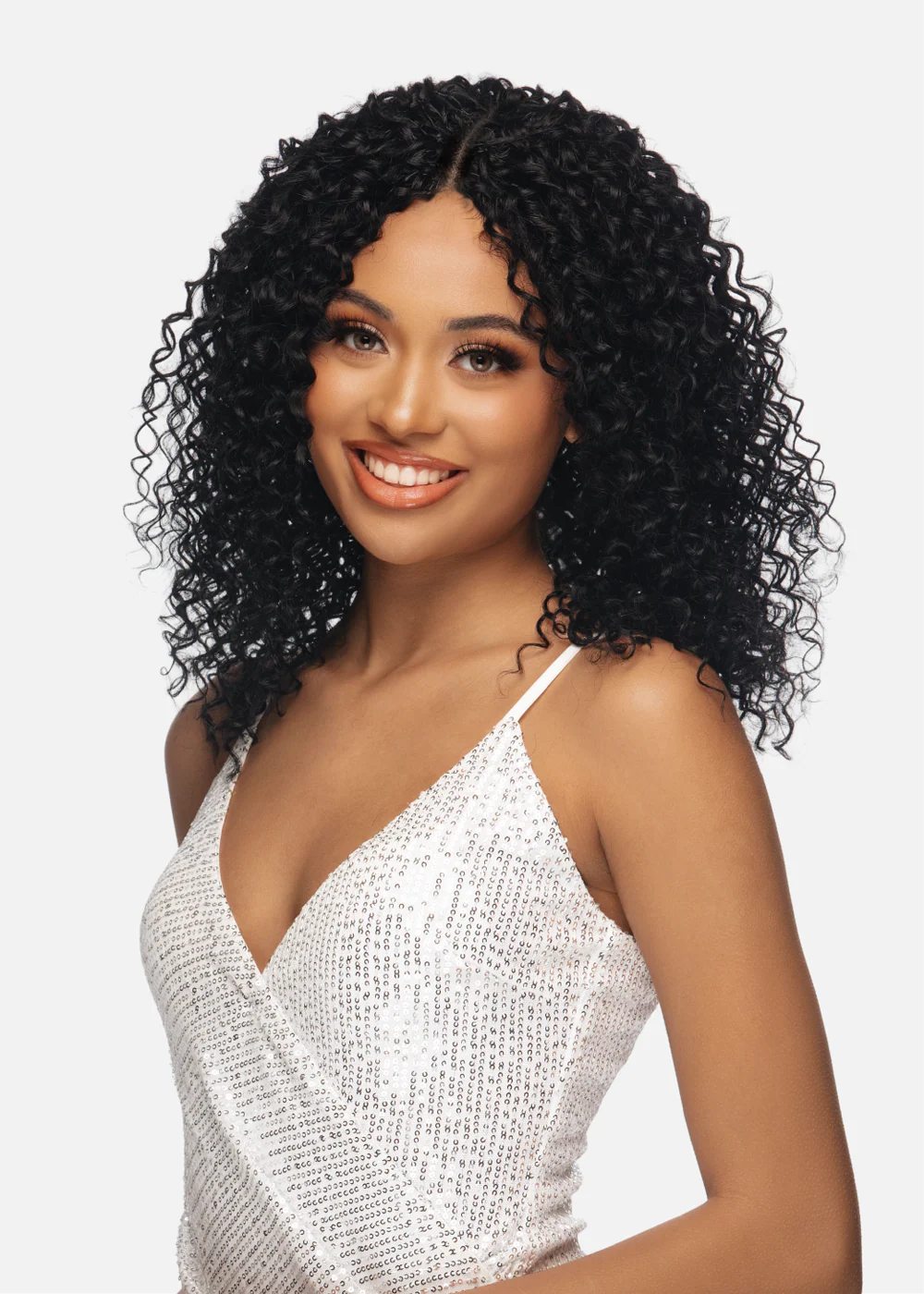 Vivica A. Fox Black Rose Feather Crochet 100% Unprocessed Virgin Remi Human Hair – Water Wave 14" - ANNS BEAUTY SUPPLY