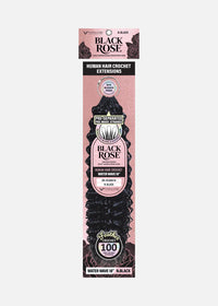 Vivica A. Fox Black Rose Feather Crochet 100% Unprocessed Virgin Remi Human Hair – Water Wave 18