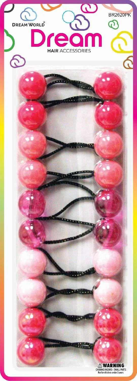 Dream World Hair Barrettes – Pink Mix (BR2620PK)