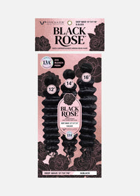Vivica A. Fox Black Rose 13A+ Unprocessed Virgin Remi Human Hair 3-Bundle Multi-Pack – Deep Wave - ANNS BEAUTY SUPPLY