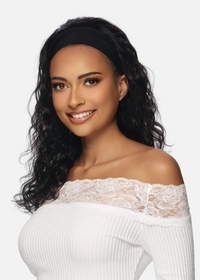 Black Rose 100% Human Hair Headband Wig Deep Curl 18