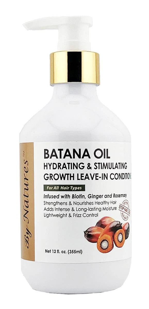 By Natures Batana Oil Hydrating & Stimulating Growth Leave-In Conditioner – 12 oz