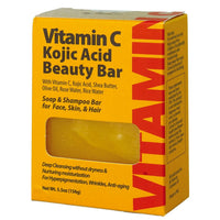 By Natures Vitamin C Kojic Acid Beauty Bar Soap & Shampoo Bar 5.5 oz. - ANNS BEAUTY SUPPLY