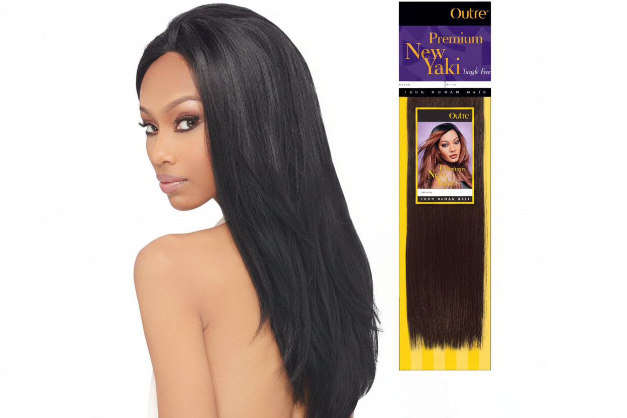 Outre Premium New Yaki 100% Human Hair - ANNS BEAUTY SUPPLY