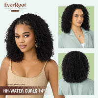 Outre EverRoot 100% Unprocessed Human Hair Half Wig – HH-Water Curls 14