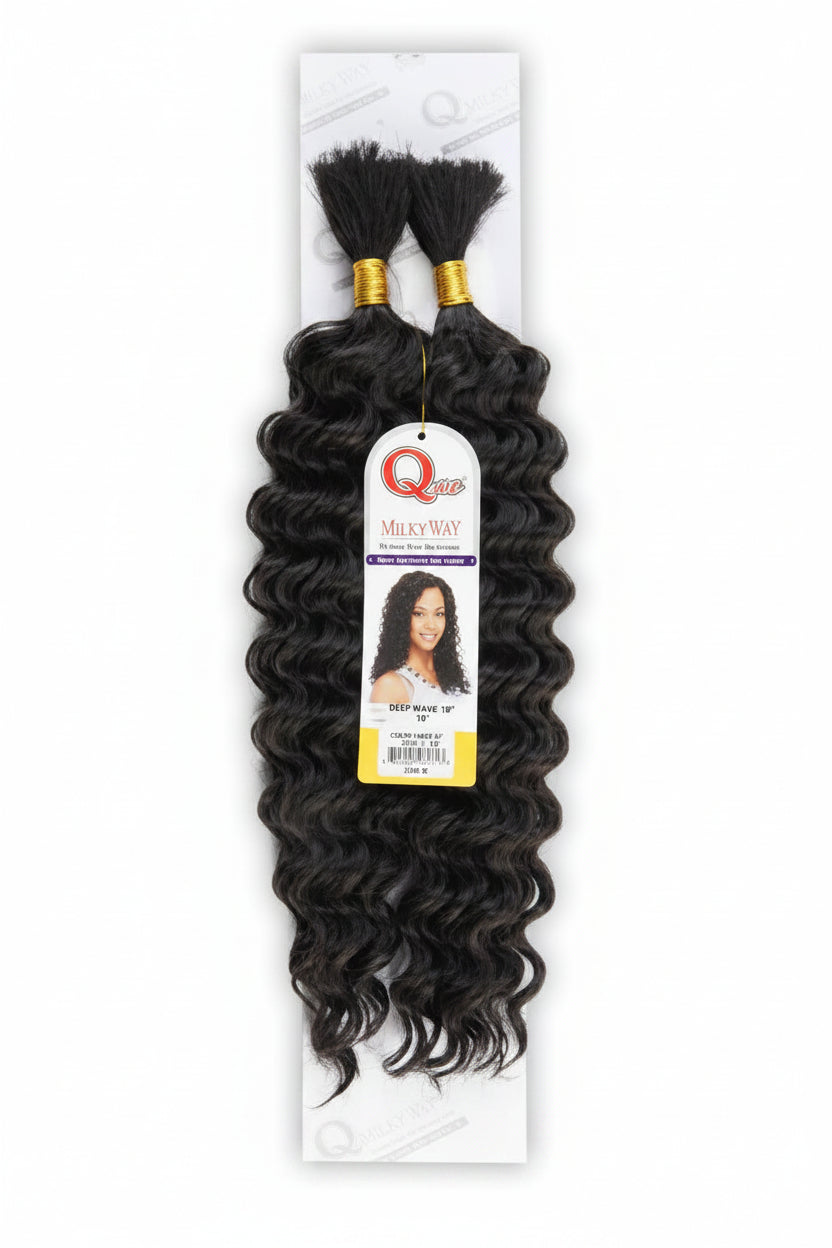 Milky Way Que Deep Bulk Human Hair Blend 14"-18" - ANNS BEAUTY SUPPLY