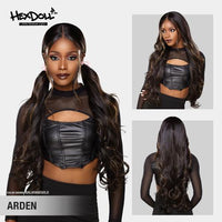 Sensationnel HexDoll 100% Premium Fiber HD Lace Front Wig – Arden