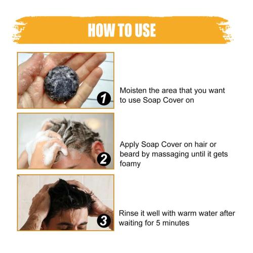 East Moon Black Soap Bar Shampoo - ANNS BEAUTY SUPPLY