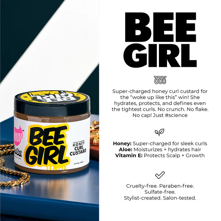The Doux Bee Girl Collection Honey Curl Custard 16 Fl. Oz. (454 g)