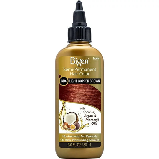 Bigen Vivid Shades Semi-Permanent Hair Color 3.0 Fl Oz CB4 Light Copper Brown