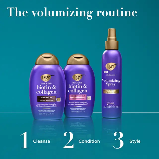 OGX Thick & Full + Biotin & Collagen Shampoo 13 Fl. Oz. (385 ml)