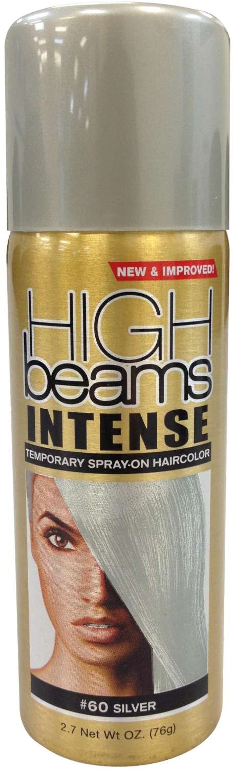 High Beams Intense Temporary Spray-On Hair Color #60 Silver – 2.7 oz - ANNS BEAUTY SUPPLY