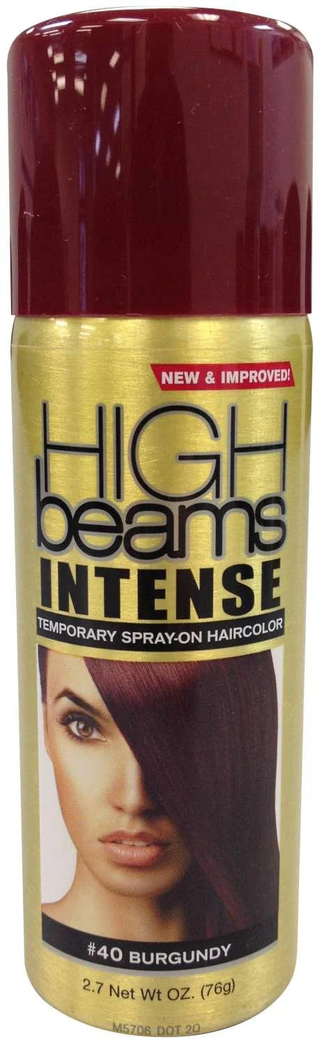 High Beams Intense Temporary Spray-On Hair Color #40 Burgundy – 2.7 oz - ANNS BEAUTY SUPPLY