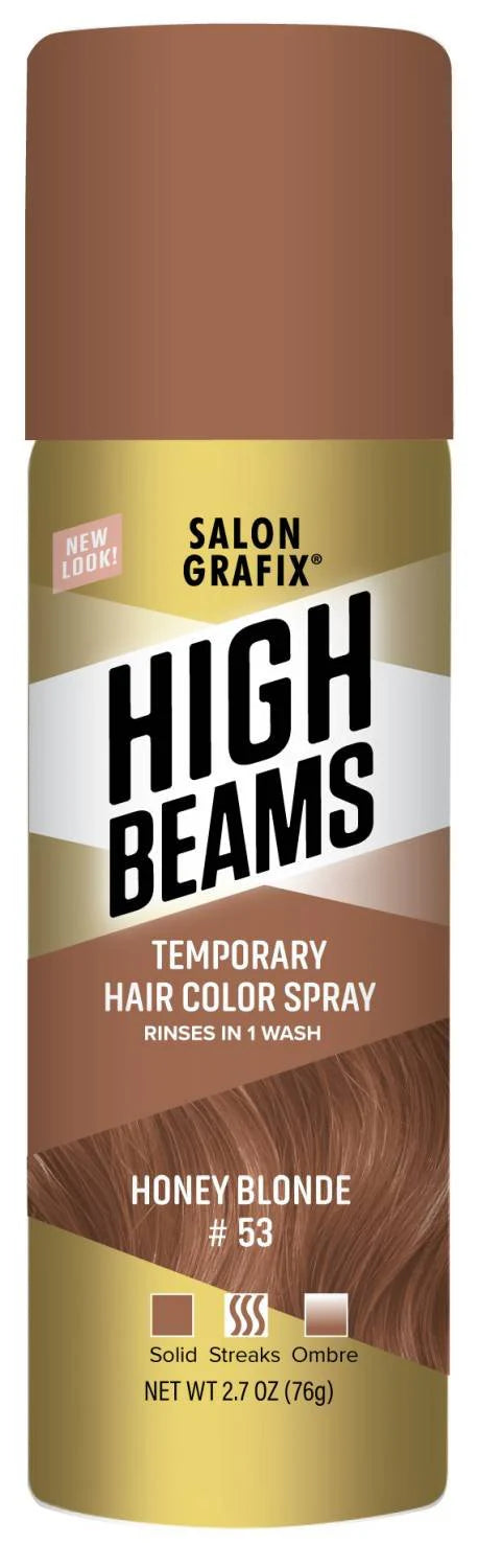 Salon Grafix High Beams Temporary Hair Color Spray Honey Blonde #53 – 2.7 oz - ANNS BEAUTY SUPPLY