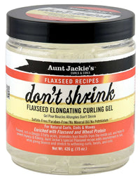 Aunt Jackie’s Don’t Shrink Flaxseed Elongating Curling Gel – 15 oz - ANNS BEAUTY SUPPLY