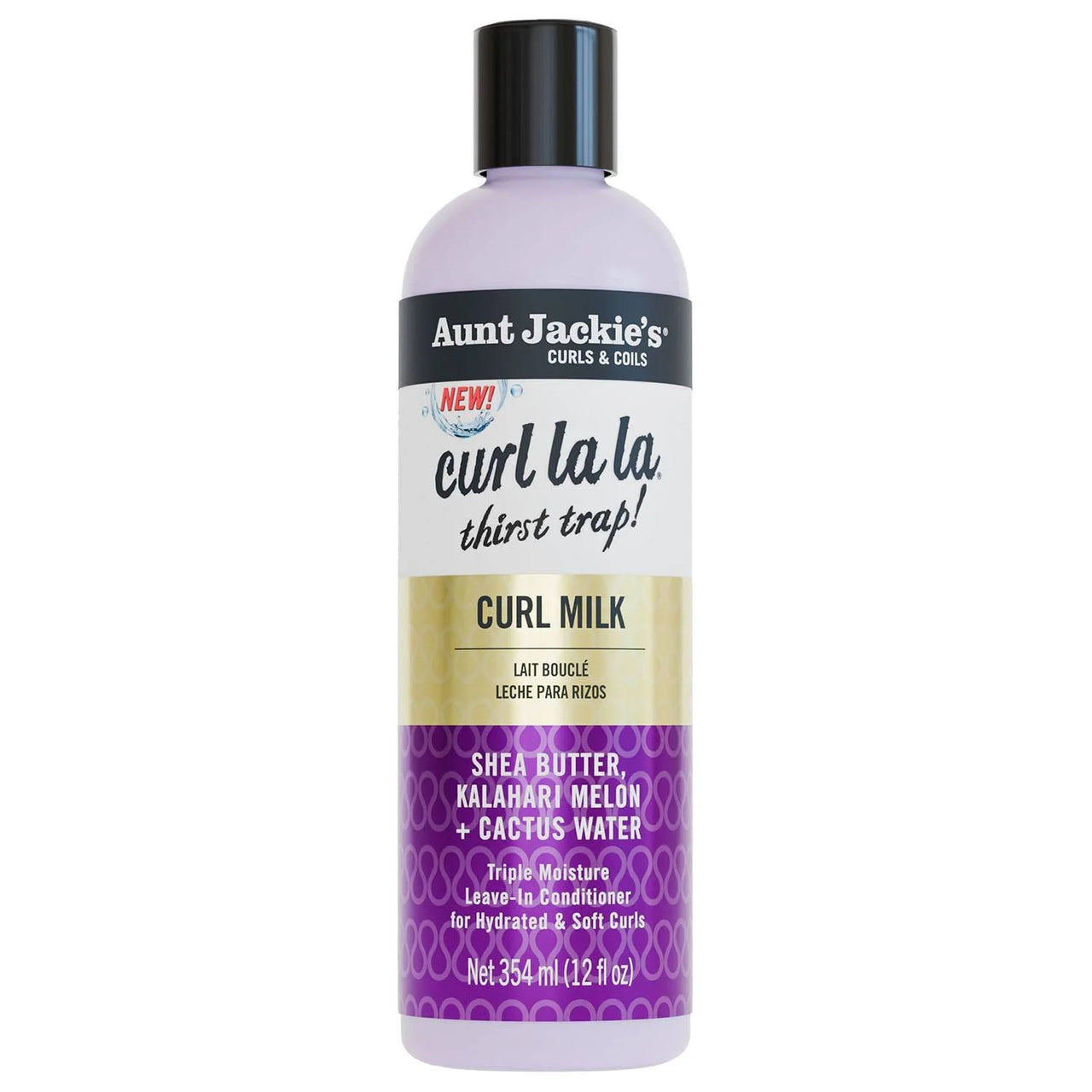 Aunt Jackies Curl La La Thirst Trap Curl Milk Leave In Conditioner 12 oz - ANNS BEAUTY SUPPLY