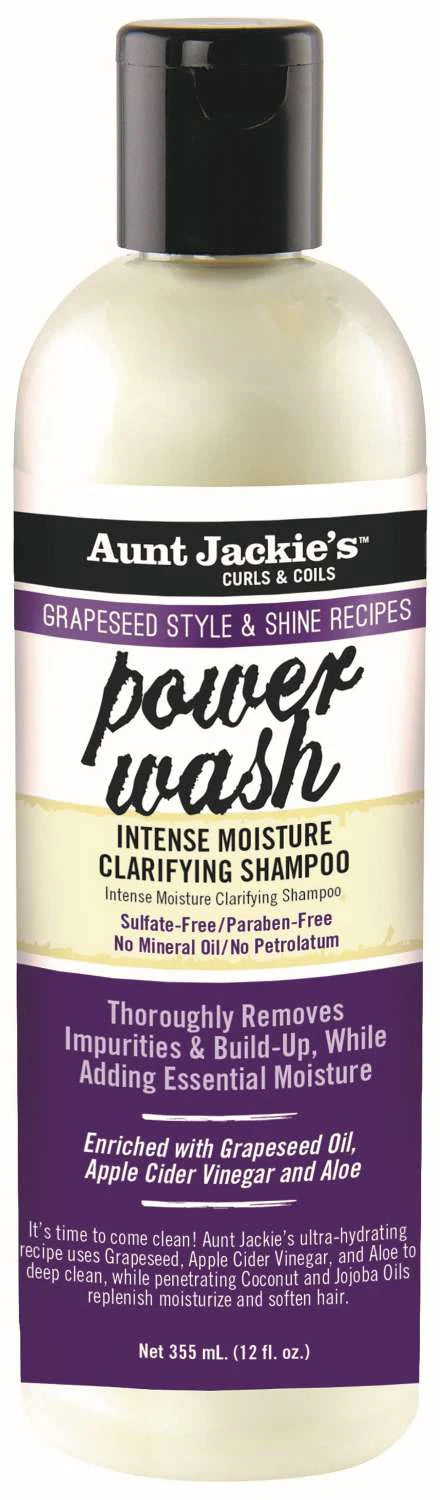 Aunt Jackie’s Power Wash Clarifying Shampoo 12 oz - ANNS BEAUTY SUPPLY