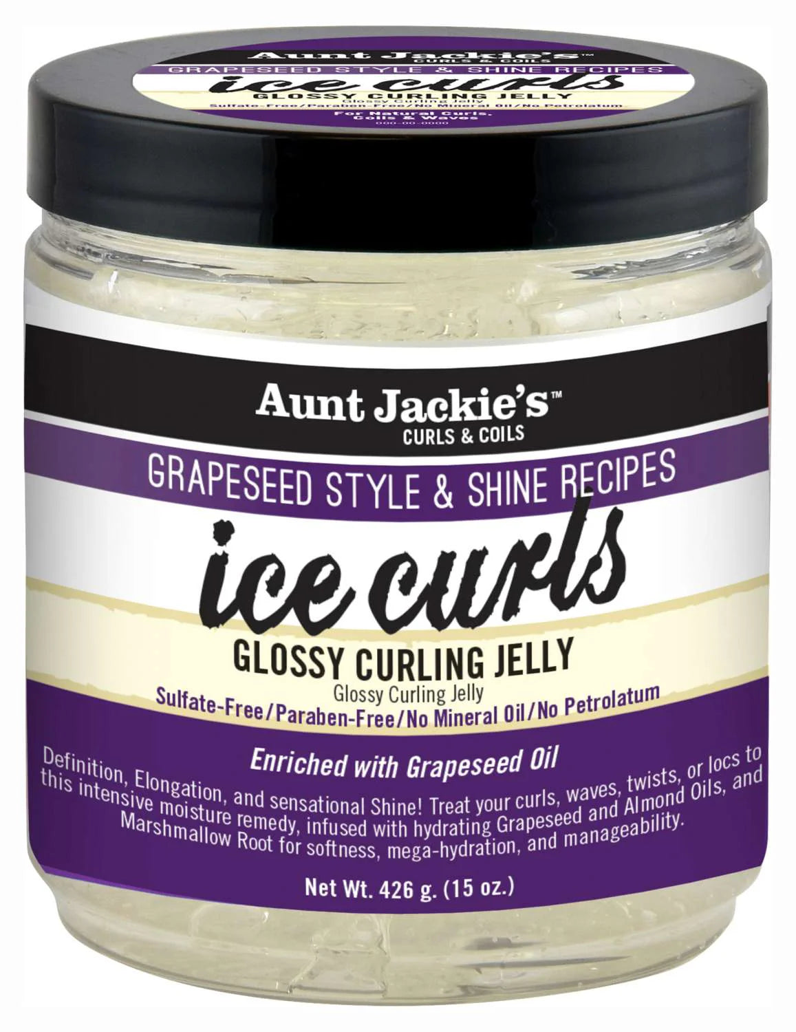 Aunt Jackie’s Ice Curls Glossy Curling Jelly – 15 oz - ANNS BEAUTY SUPPLY