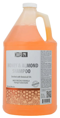 MODA Honey & Almond Shampoo with Botanical Oils – Moisturizing Formula, 128 oz