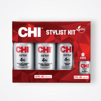 CHI Infra Stylist Kit with Shampoo, Thermal Protective Treatment, Keratin Mist & Silk Infusion