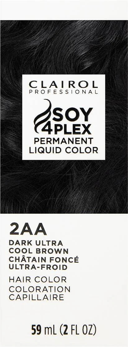 Clairol Professional Soy4Plex Permanent Liquid Color 2AA Dark Ultra Cool Brown – 2 fl oz - ANNS BEAUTY SUPPLY