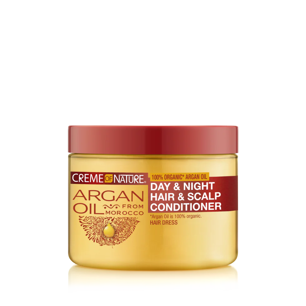 Creme of Nature Argan Oil from Morocco Day & Night Hair & Scalp Conditioner (4.7 oz / 134 g)