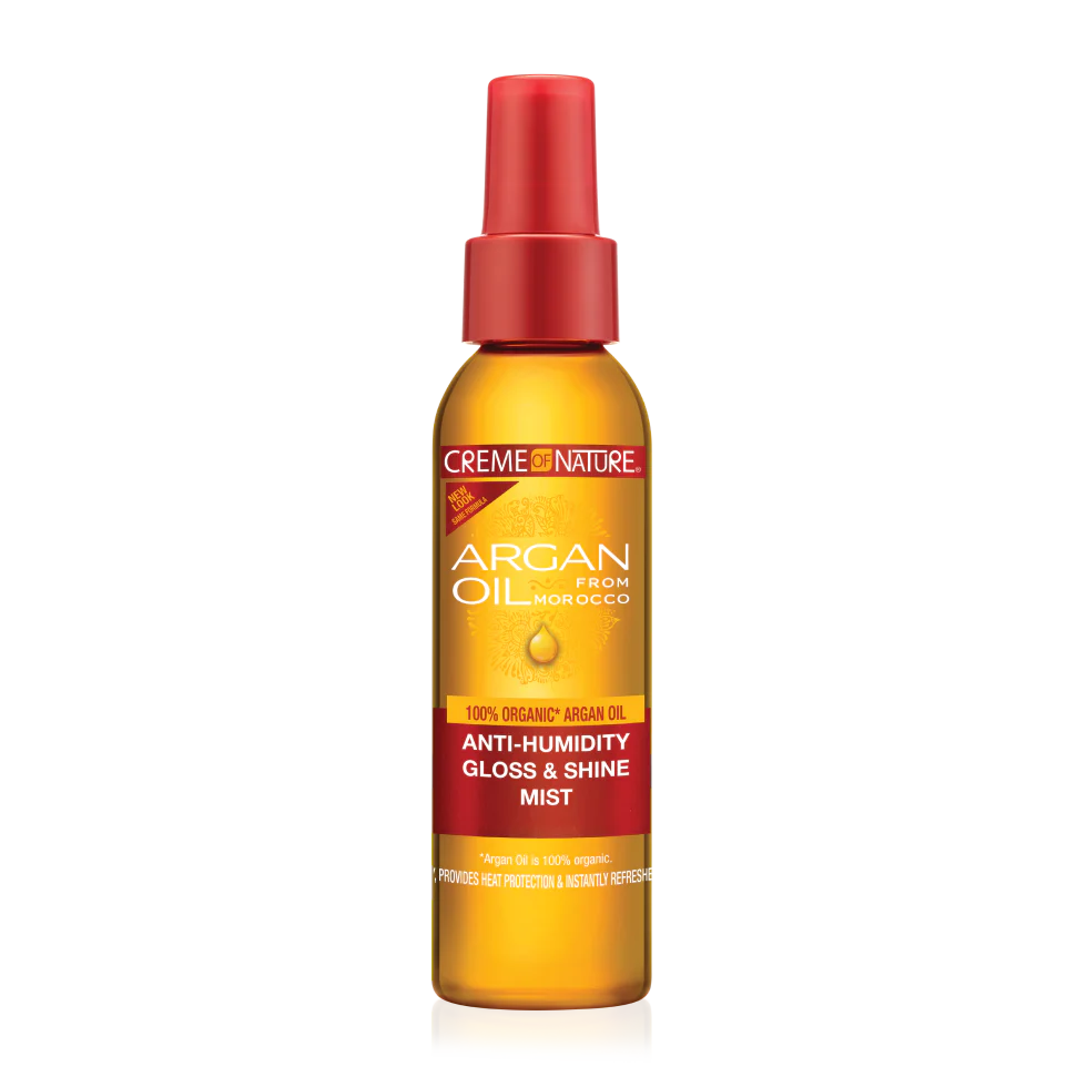 Creme of Nature Argan Oil from Morocco Anti-Humidity Gloss & Shine Mist 4 OZ