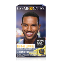 Creme of Nature Men’s Hair Color – Natural Black 1.0 (For Hair, Mustache & Beard) - ANNS BEAUTY SUPPLY