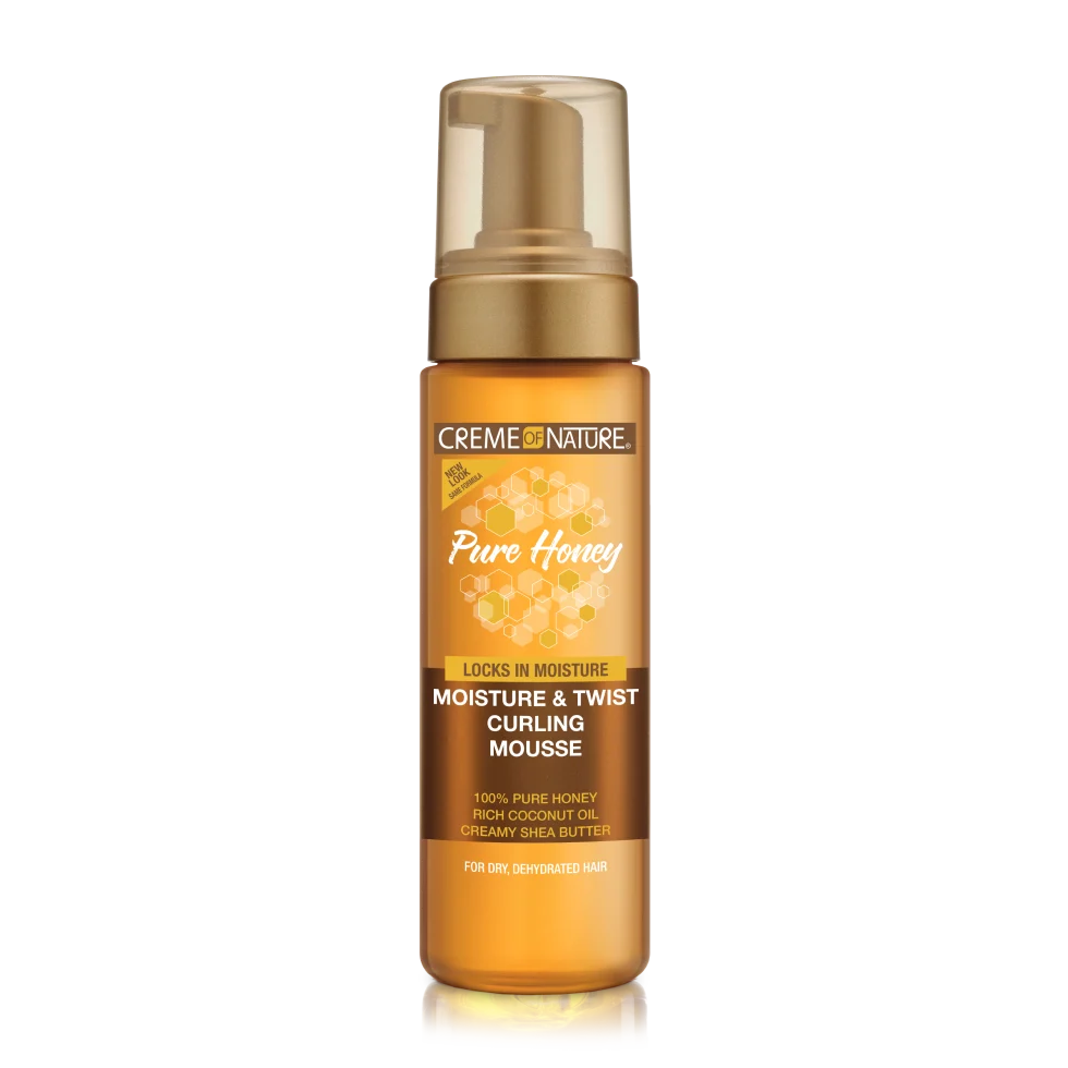 Creme of Nature Pure Honey Moisture & Twist Curling Mousse 7 oz