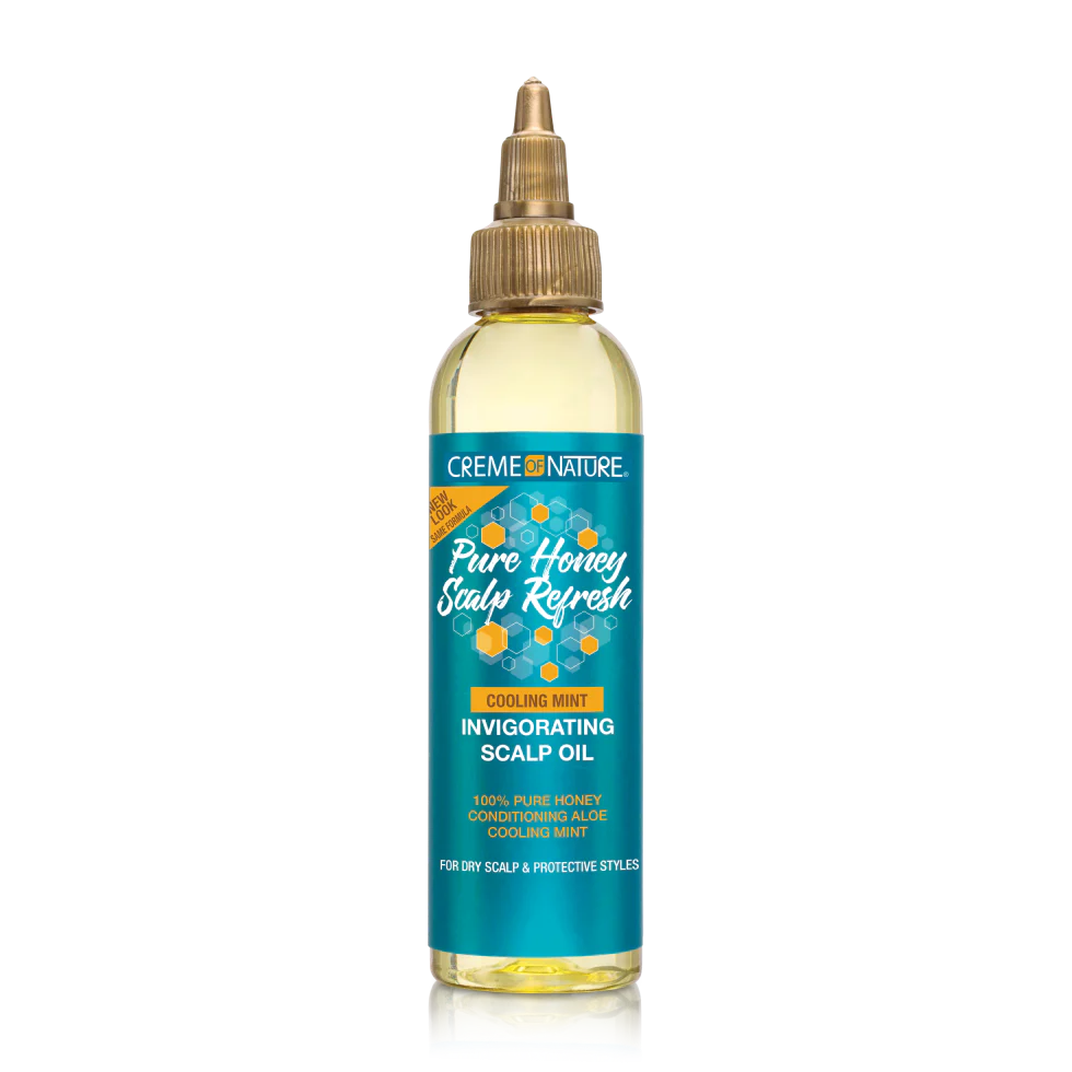 Creme of Nature Pure Honey Scalp Refresh Invigorating Scalp Oil 4 Oz