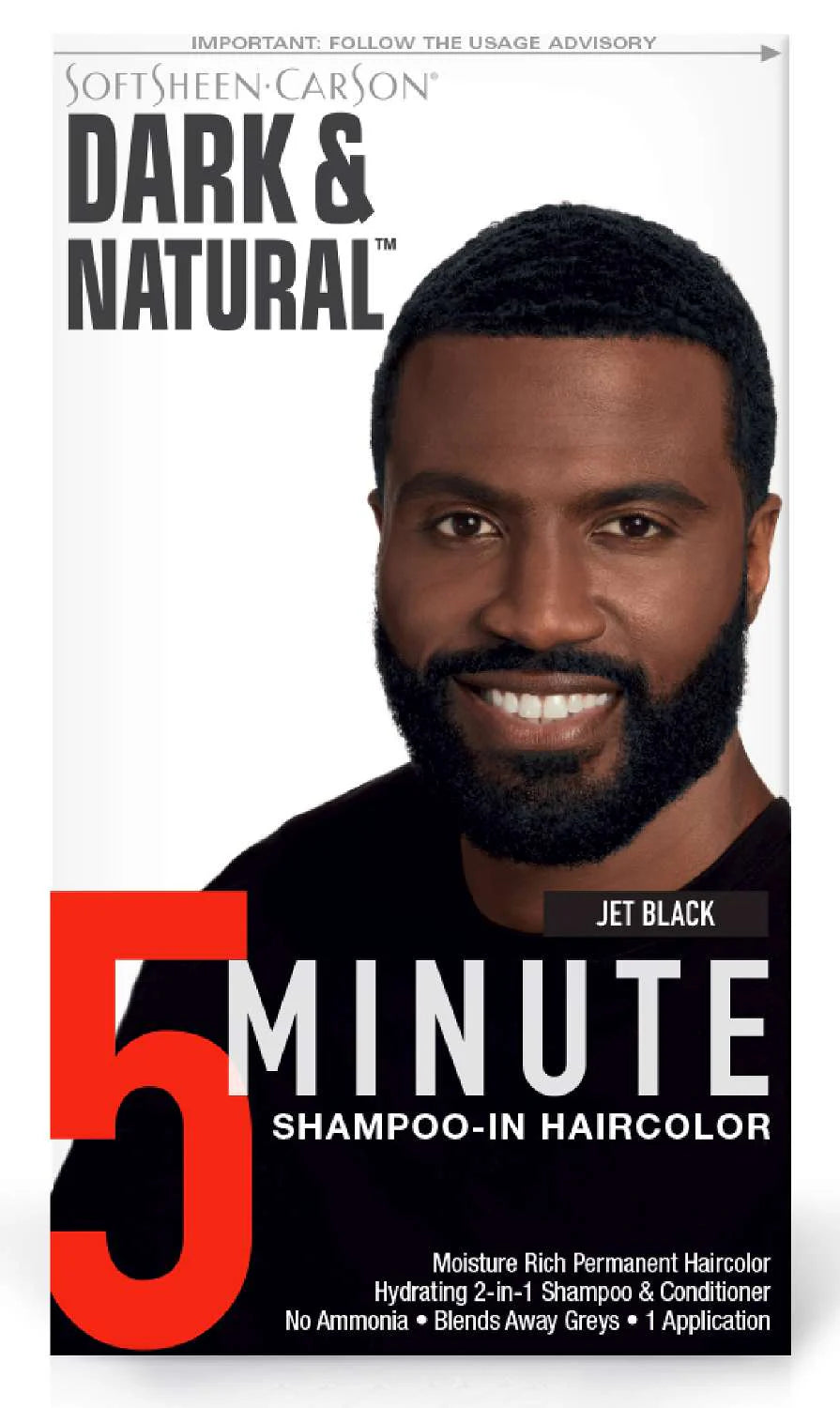 Dark and Natural 5 Minute Shampoo In Hair Color 31 Jet Black - ANNS BEAUTY SUPPLY
