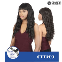 Chade Synthetic Full Wig Long Wavy Wig with Bangs – CTT209