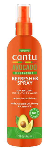 Cantu Avocado Hydrating Refresher Spray – 12 fl oz - ANNS BEAUTY SUPPLY